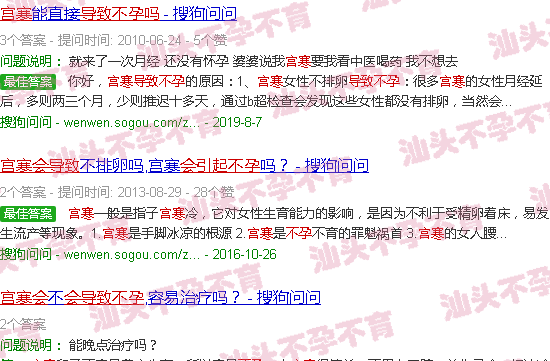 汕头宫寒会导致不孕吗